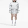 Marc Jacobs Monogram cropped hoodie - White