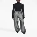 Marc Jacobs Reflective Oversized jeans - Silver