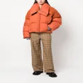 Vivienne Westwood pointed-collar padded jacket - Orange