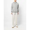 Fred Perry embroidered-logo zip-fastening jacket - Grey