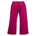 ASPESI corduroy elasticated-waistband pants - Pink