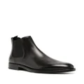 Giorgio Armani patent leather ankle boots - Black