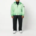 Stone Island Compass-patch hooded jacket - Green