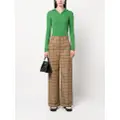 Kenzo checked wide-leg trousers - Neutrals