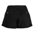 DKNY belted cotton mini shorts - Black