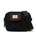 Carhartt WIP Essentials logo-patch messenger bag - Black