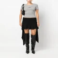 Blumarine asymmetric-design flared skirt - Black