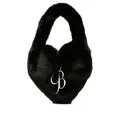 Blumarine heart-shape shoulder bag - Black