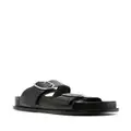 Jil Sander buckle-fastening flat sandals - Black