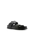 Jil Sander buckle-fastening flat sandals - Black