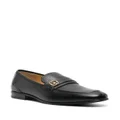 Bally Suisse logo-plaque leather loafers - Black