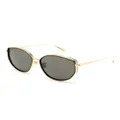 Linda Farrow Samara cat-eye sunglasses - Gold