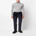 Canali corduroy straight-leg trousers - Blue