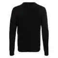 Cenere GB crew-neck wool-blend jumper - Black