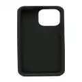 Dolce & Gabbana logo-embossed iPhone 14 Pro Max case - Black