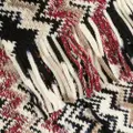 Missoni zigzag-print wool scarf - Neutrals