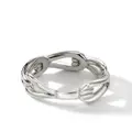 John Hardy Surf Pavé Link ring - Silver