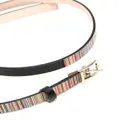 Paul Smith striped leather belt - Multicolour
