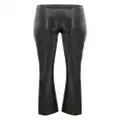 alice + olivia Walker slit flared trousers - Black
