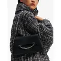 Karl Lagerfeld small K/Seven leather shoulder bag - Black