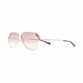 Givenchy Eyewear embellished pilot-frame sunglasses - Pink