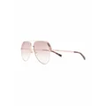 Givenchy Eyewear embellished pilot-frame sunglasses - Pink