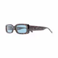 Givenchy Eyewear tortoiseshell rectangle-frame sunglasses - Brown