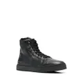 Philipp Plein shearling lined high-top sneakers - Black