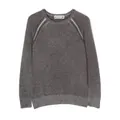 Bonpoint long-sleeve cashmere sweatshirt - Grey