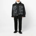 sacai graphic-print drawstring lightweight jacket - Black
