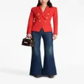 Balmain double-breasted wool blazer - Red