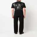 Philipp Plein Skull & Bones rhinestone-embellished polo shirt - Black