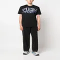 Philipp Plein crystal-embellished logo T-shirt - Black