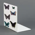 Fornasetti butterfly print bookends - White