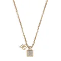 Dolce & Gabbana logo-lettering chain-link detailing necklace - Gold