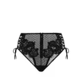 Dolce & Gabbana lace-detailing sheer briefs - Black