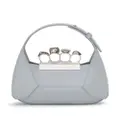 Alexander McQueen The Jewelled leather mini bag - Grey