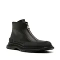 Alexander McQueen Tread Slick leather boots - Black