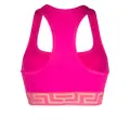 Versace Greca racerback sports bra - Pink