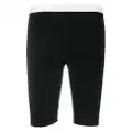 Dsquared2 logo-waistband stretch-cotton cycling shorts - Black