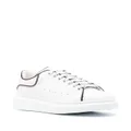 Alexander McQueen Oversized low-top leather sneakers - White