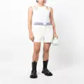 Alexander Wang layered denim boxer shorts - White