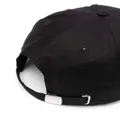 Calvin Klein logo-patch cotton baseball cap - Black