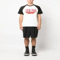 Kenzo logo-print raglan-sleeve T-shirt - White