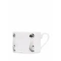 Fornasetti graphic-print porcelain tea set - White