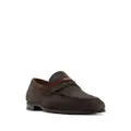 Magnanni slip-on suede loafers - Brown