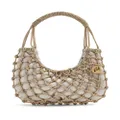 Rosantica Nodi crystal-embellished shoulder bag - Neutrals