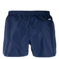 Calvin Klein logo-print tape swim shorts - Blue