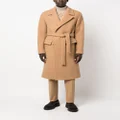 ETRO double-breasted belted coat - Brown