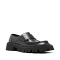 Balenciaga Tractor leather loafers - Black